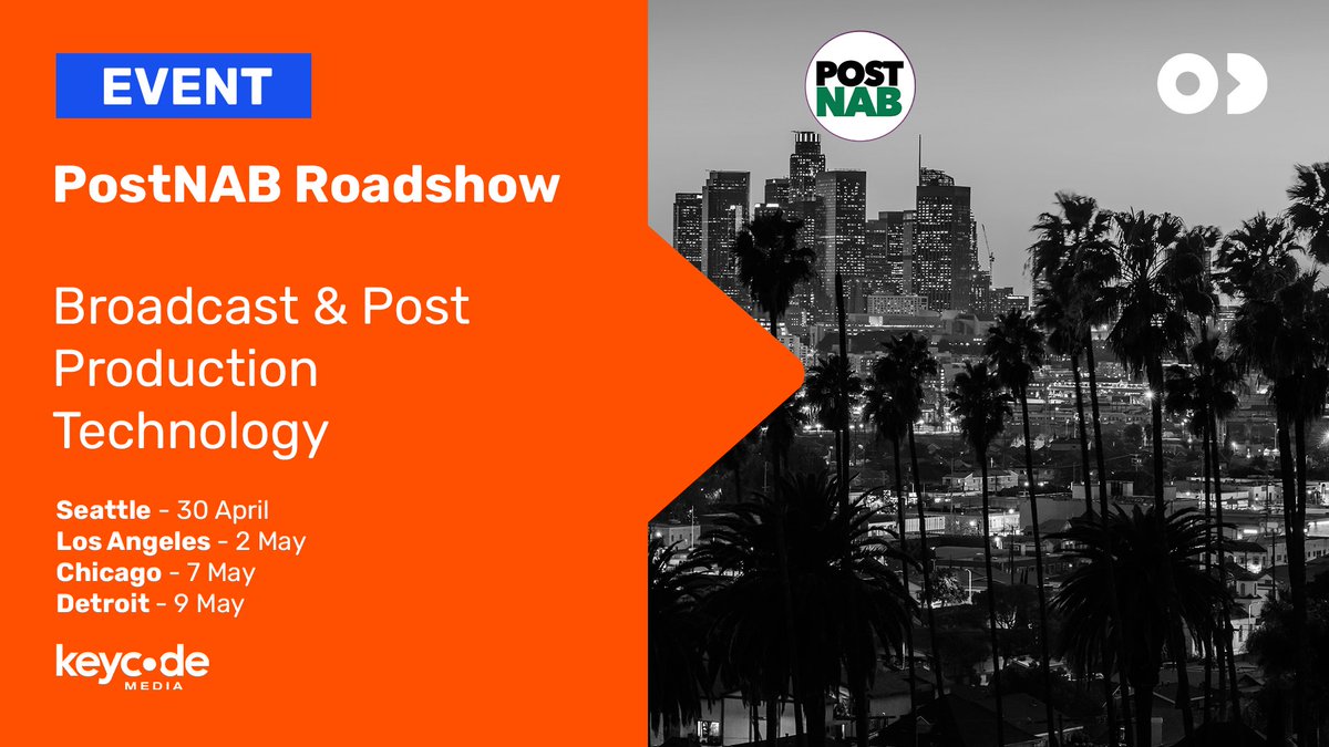 Zero Density comes to you with the PostNAB Roadshow with Key Code Media! Our award-winning integrated virtual production and real-time motion graphics solutions will take the stage at Seattle, Los Angeles, Chicago and Detroit. Reserve your spot today: eu1.hubs.ly/H08NKHx0
