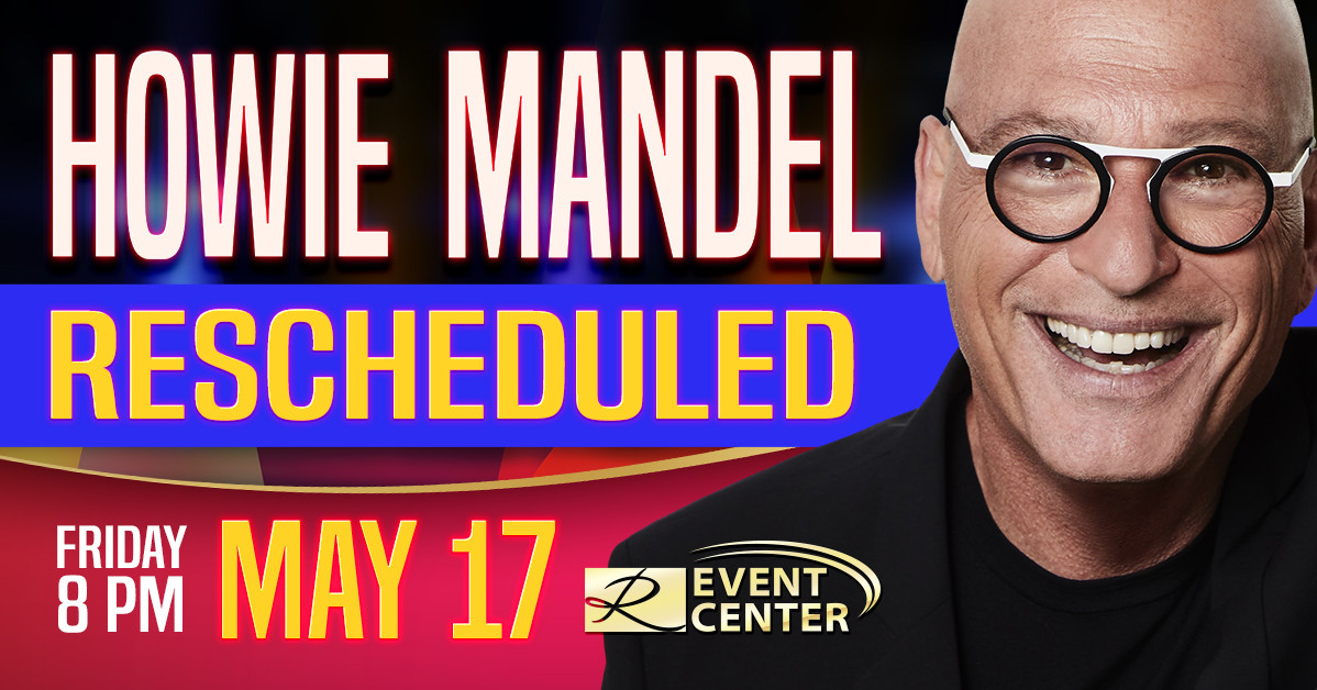 We are now less than one month away from @howiemandel's show at our Event Center. Come experience the laughs when this comedian rolls through here. Tickets start at $55 and are available at brnw.ch/21wJ8Pb. #RiversideCasino #EliteCasinoResorts #Iowa