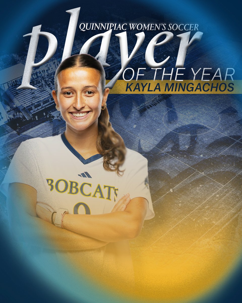 QU_WSOC's tweet photo. 𝓟𝓵𝓪𝔂𝓮𝓻 𝓸𝓯 𝓽𝓱𝓮 𝓨𝓮𝓪𝓻

KK was named our Player of the Year as she played a critical role on our back line and helped lead us to an NCAA Tournament birth for the second straight season. 

#BobcatNation https://t.co/kDHYPtH9oB