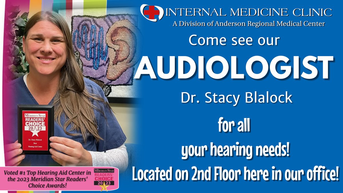 Experiencing hearing issues? Our audiology clinic is here to help! Visit us on the 2nd floor for top-notch hearing care services. #HearingHealth #AudiologyCare #internalmedicine #meridianms #mississippihealthcare