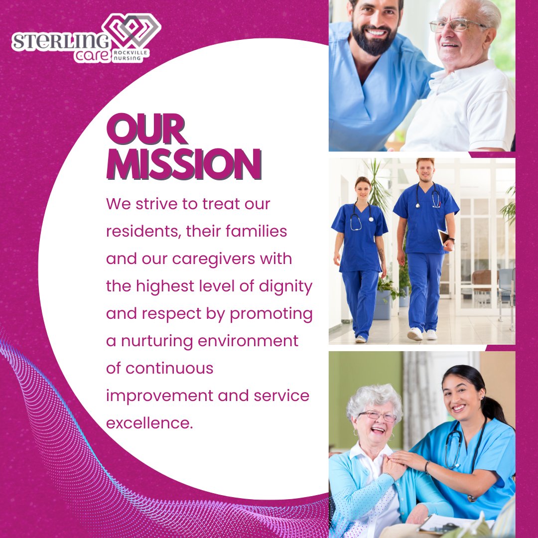 Compassion in action, excellence in care! At Sterling Care Rockville, our mission is simple. #OurMission #SterlingCare