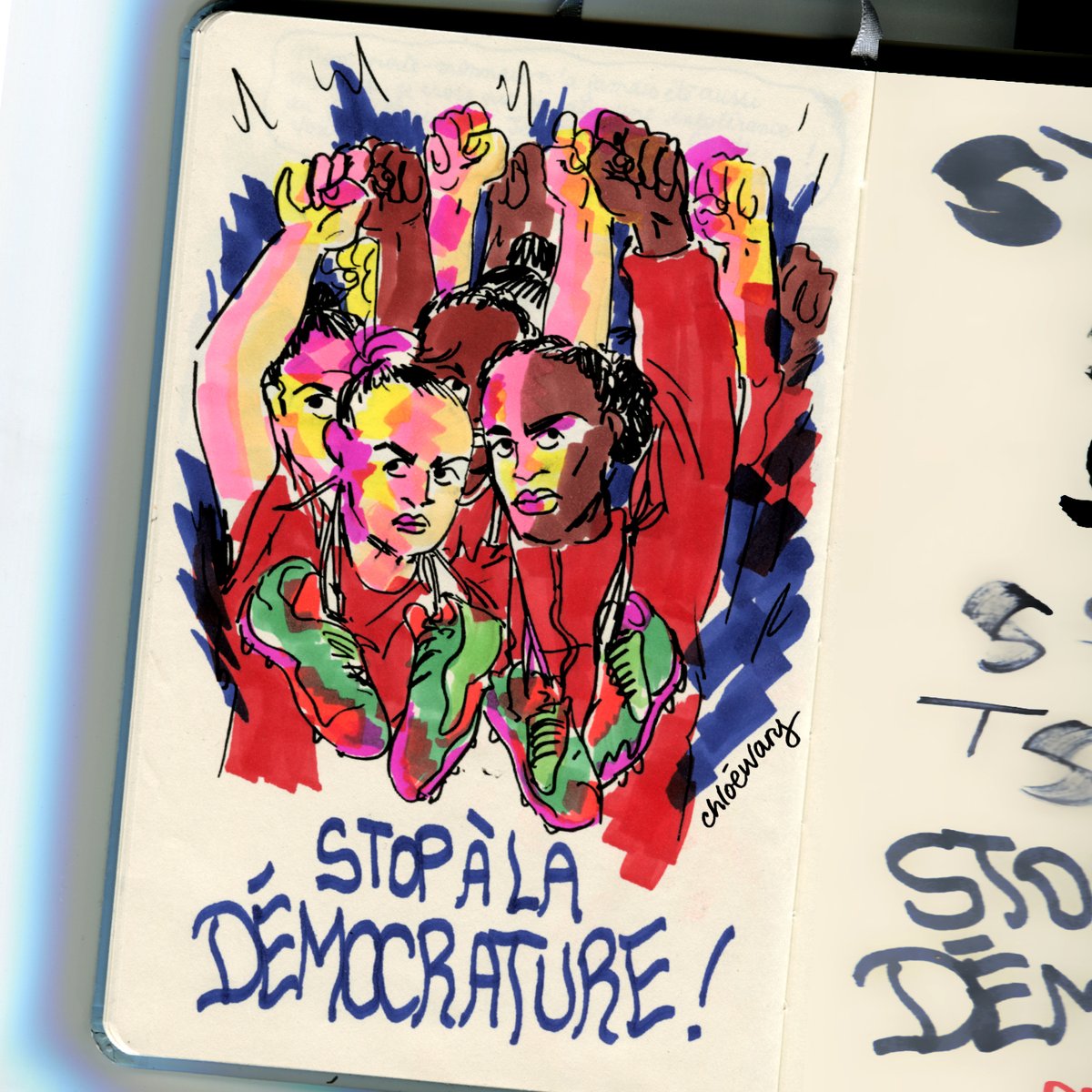 Dans une lettre ouverte parue sur le media Footeuses, les joueuses du Stade Brestois dénoncent des faits particulièrement graves.
On y découvre que l'envers du décor serait plus qu'obscur chez le 6ème du groupe A de la D3.

🖍️Dessin : Chloe Wary