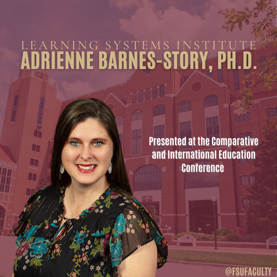 Adrienne Barnes-Story, Ph.D. and Jennie Robinette, M.Ed. at @lsifsu 🏫, presented “Utilizing Open-Source Technology Platforms to Interrupt Traditional Norms of Development” at the Comparative and International Education Conference in Miami. 🌍💻 #FSUFaculty #FSU