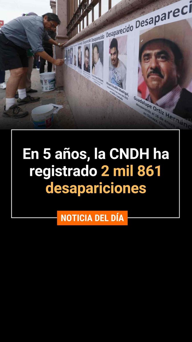 vanguardiamx's tweet photo. #NoticiaDelDía I De precisa en el informe que en el Programa Especial de Personas Desaparecidas (#Perdes), creado también por la #CNDH, están reconocidas 8 mil 993 personas sin localizar, de las cuales mil 716 corresponden a posibles desapariciones forzadas.
👉 https://t.co/Rxj9AdTegP
#Desaparición #PersonasDesaparecidas #Noticias #Noticias #VanguardiaMx