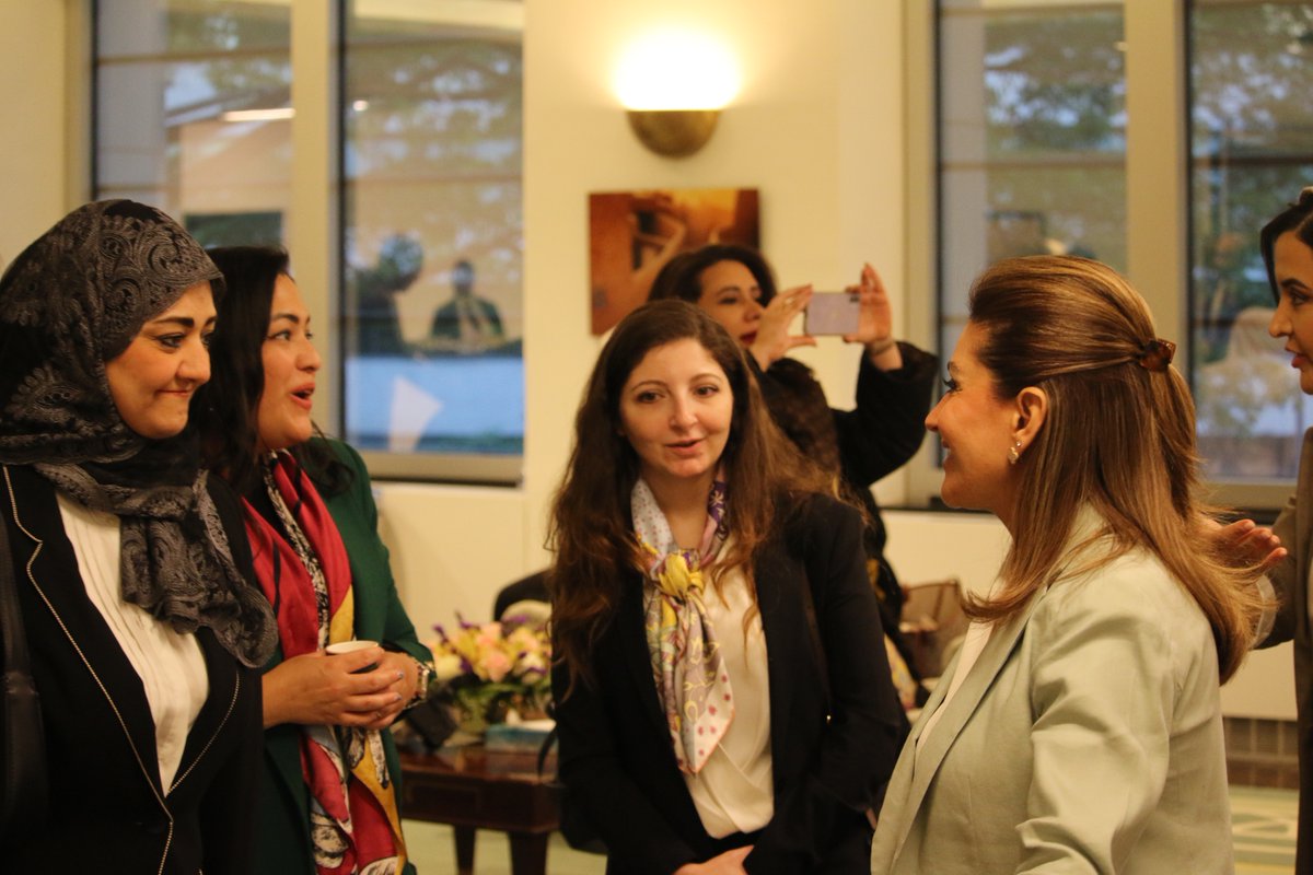 ACMideast's tweet photo. 🇸🇦 On Monday night, our #WInFellows enjoyed dinner at @SaudiEmbassyUSA where they shared stories on their startup journeys and learned about the Kingdom's vision for #entrepreneurship.
Check out highlights of the #WInfellowship roadshow below ⬇️ https://t.co/wLSXua6ood
