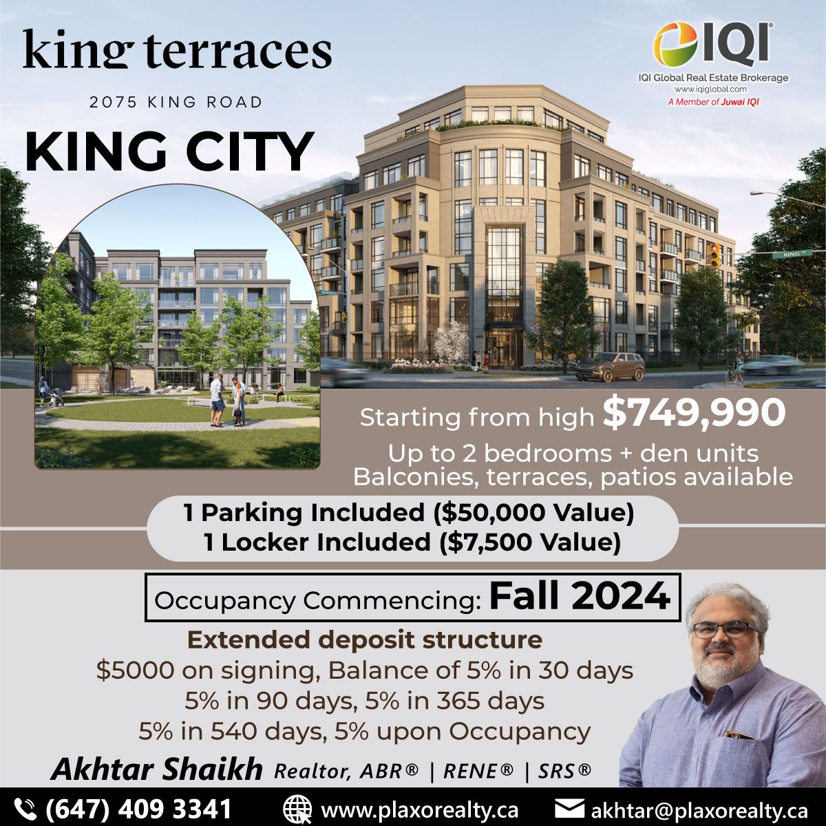 Luxury Condos in the heart of King City📍 . 
.
💰 Suite List Price $749,990
.
#akhtariqi #akhtarshaikh #FTHS #FTHB #firsttimehomebuyer #newhomeowner 
#KingCity #KingCitycondos #KingTerraces #KingCityON #ZancorHomes