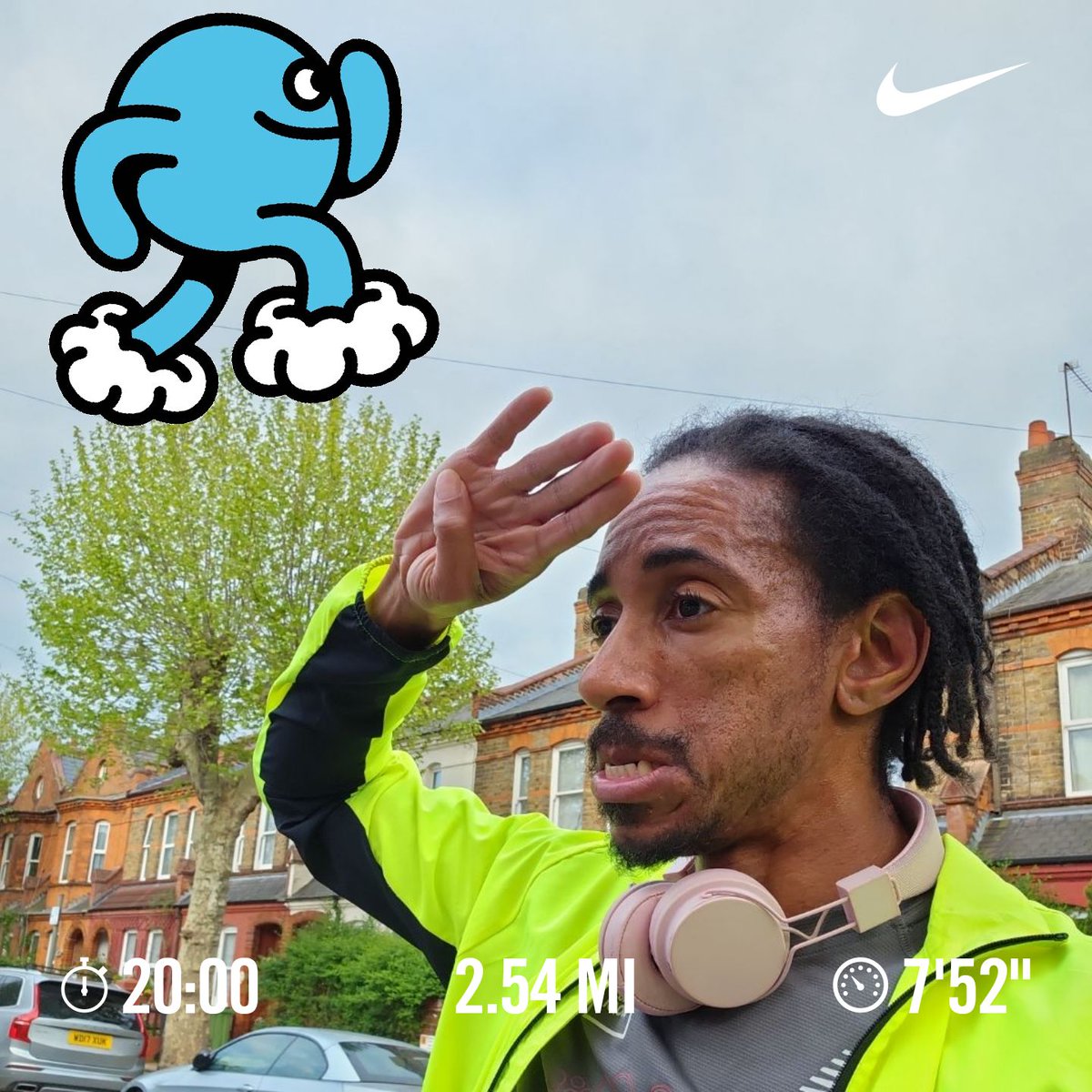 Wanted to go for a long-ish run. But decided to do a 20min speed run. Which I'm gonna do once a week from now on. Felt really good. Have a nice evening everyone. #kylevstheworld #changetheworld  #gottagofast #ukrunchat @UKRunChat