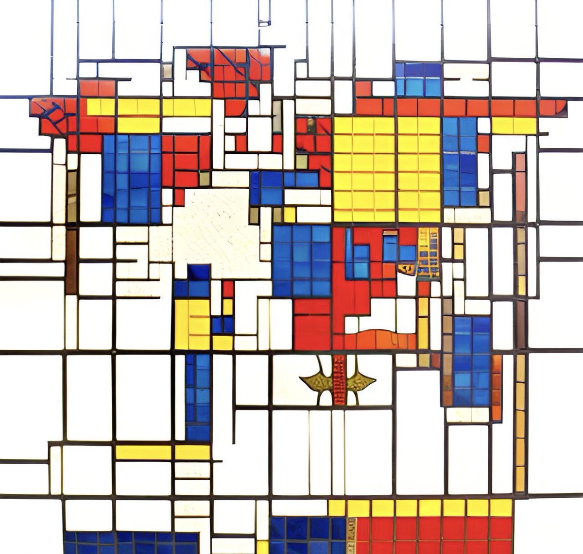 World Map - after Mondrian