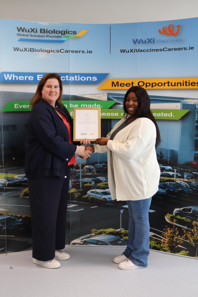 DkIT_ie's tweet image. Exciting news for Dundalk Institute of Technology as they partner with @WuXiBiologics and WuXi Vaccines to offer a bursary programme for female science students! Read the full story: tinyurl.com/5776nzfa
#wuxibiologics #dkitscience #WomenInSTEM #DkIT #STEMducation 🧪🔬💰