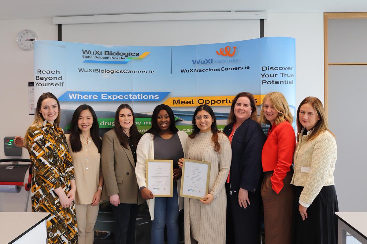 DkIT_ie's tweet image. Exciting news for Dundalk Institute of Technology as they partner with @WuXiBiologics and WuXi Vaccines to offer a bursary programme for female science students! Read the full story: tinyurl.com/5776nzfa
#wuxibiologics #dkitscience #WomenInSTEM #DkIT #STEMducation 🧪🔬💰