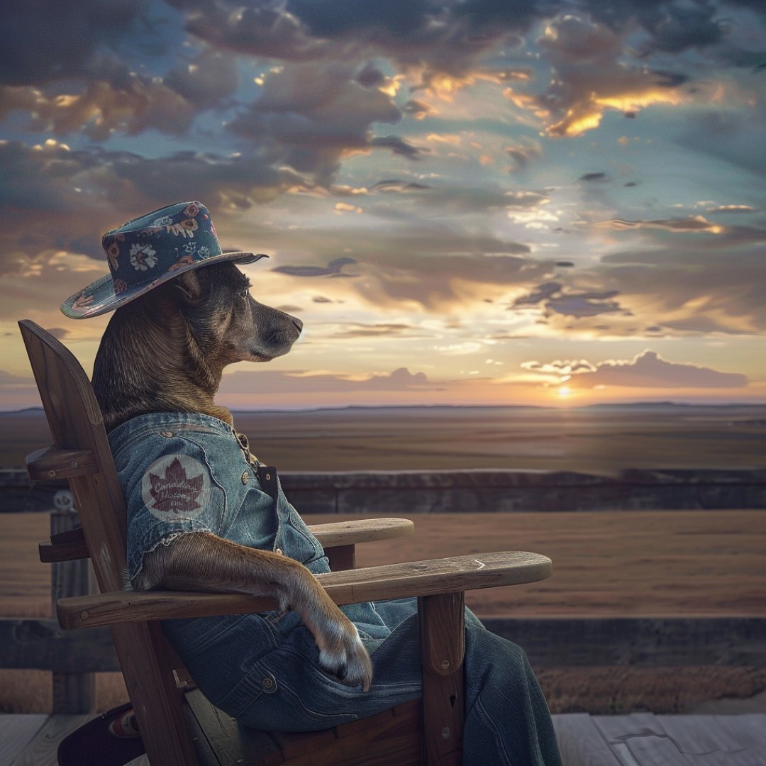 Spring is upon us, so here are anthropomorphic dogs enjoying outdoor activities from the regions of Canada (east to west & back again). 12. Southern Saskatchewan The land of living skies means you get some beautiful spring sunsets