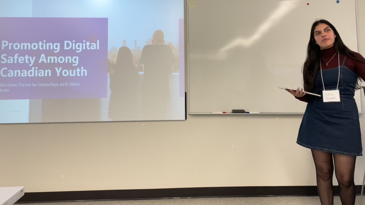 ⭐️ Last week, Nikita Kalwani presented our initial findings at the Faculty Research Partners Day @westernuEdu on technology-facilitated sexual violence among youth. We are grateful for the opportunity to engage with colleagues and potential allies.