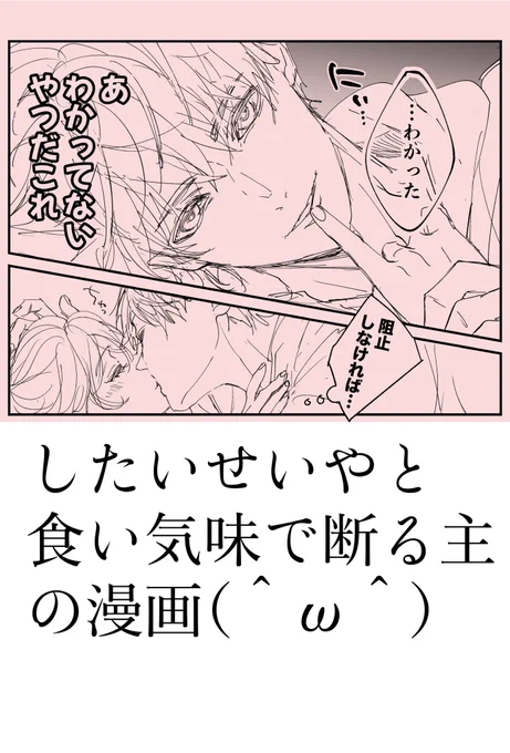 したいせいやと食い気味で断る主の漫画まとめ版 