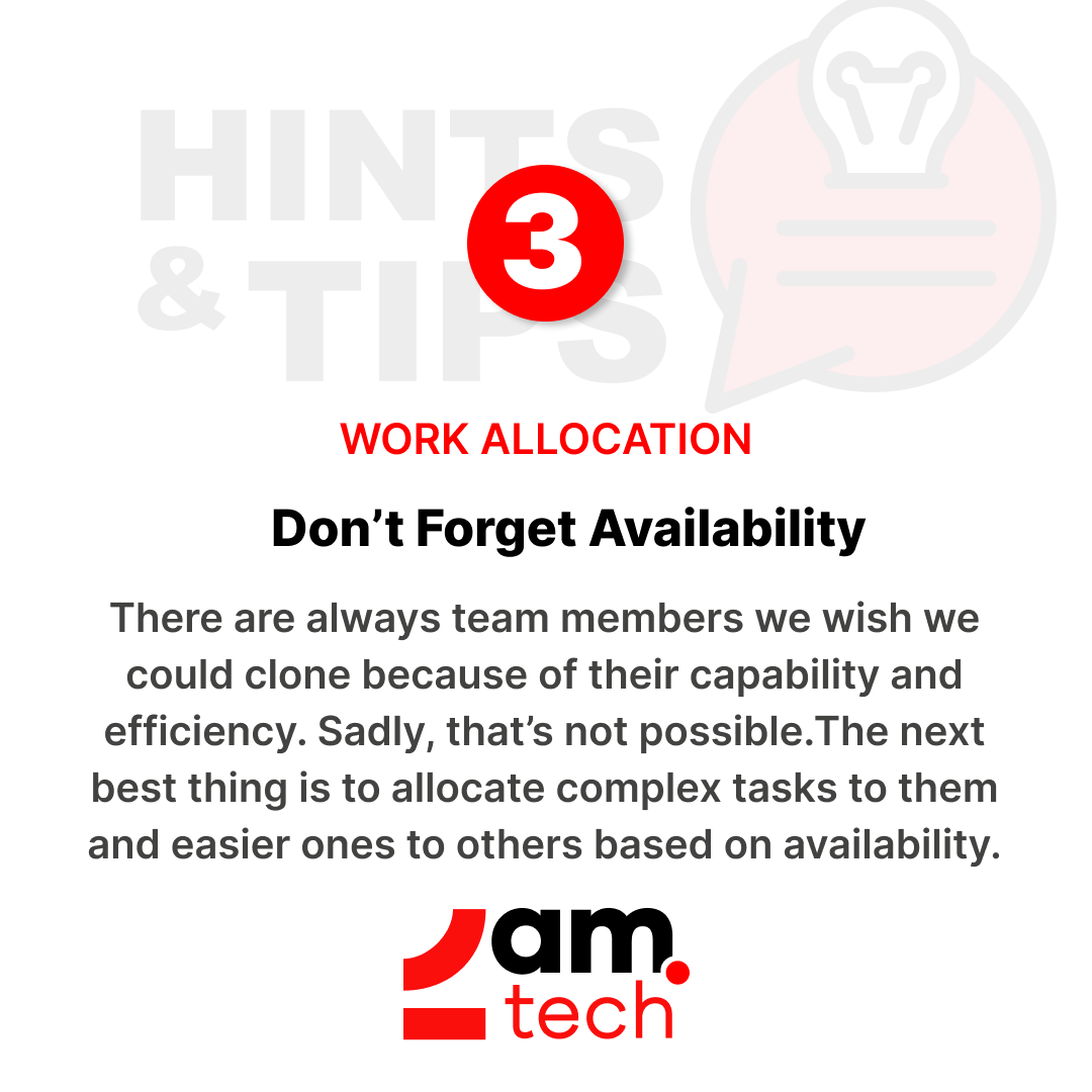 2amtech's tweet photo. In this week's episode of HINTS &amp; TIPS, we're bringing you 4 tips for effective resource management!

#resourcemanagement #skills #workallocation #business #management https://t.co/wT1TLzRyV7
