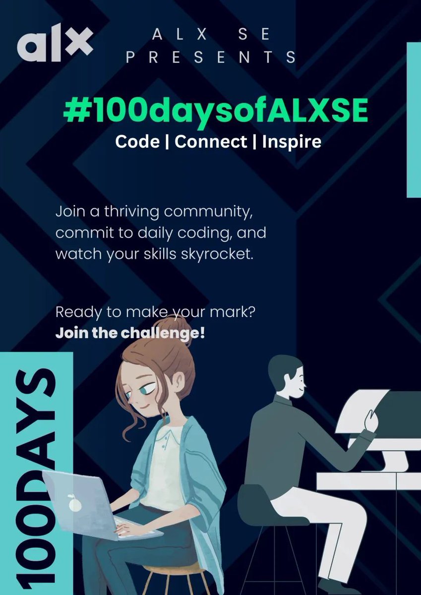 Alicetech88's tweet image. Day 41: We almost there #day45,this being my motivation.😀.But back to today, I worked on corrections for 0x03. User authentication service project and started on reading on the next 0x07. Rotate 2D Matrix project.
#ALX_SE
#100daysofALXSE
#DoHardThings #SoftwareEngineering 🩵
