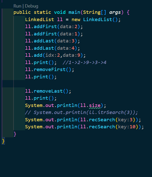 🚀#Day49 of #100DaysOfCode: Continued with LinkedLists in Java for DSA, focusing on operations like removing elements & searching.

💡Each operation enhances my problem-solving skills. Excited to dive deeper and achieve mastery with consistency!

 #Code #LearnInPublic #Java #DSA