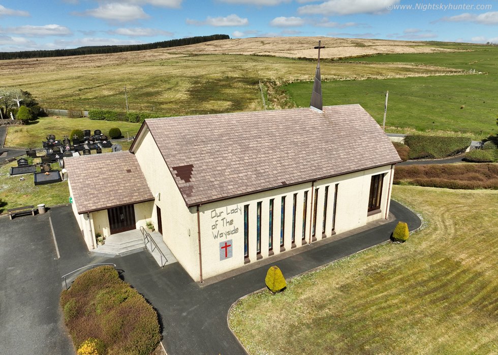martinastro2005's tweet photo. A visit to Broughderg & Lady of Wayside chapel in the Sperrins today. A beautiful sunny day it was too. Drone images. #broughderg https://t.co/IqCUx2GM5i