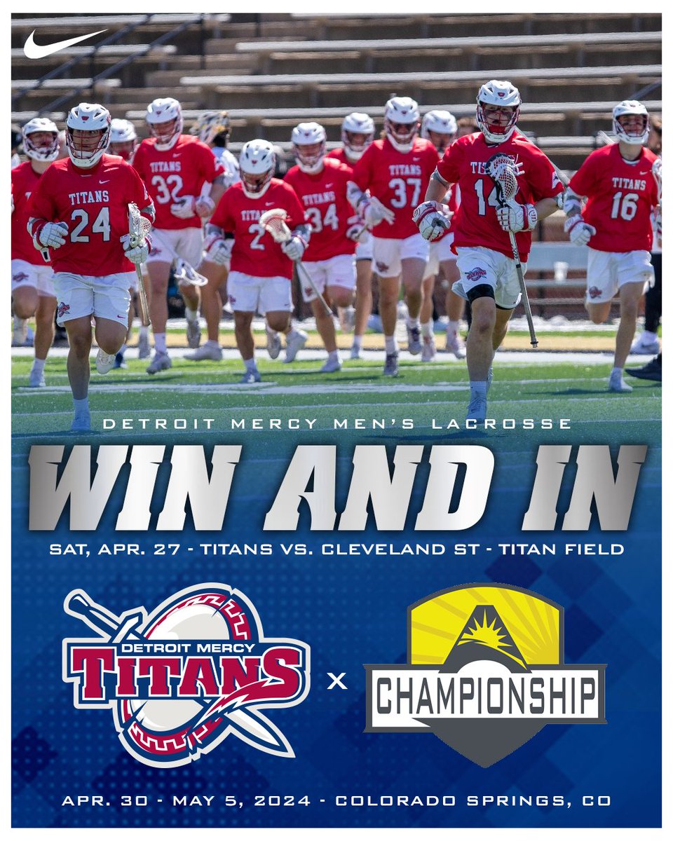 Titans Host Cleveland State In Must-Win Game On Senior Day Saturday #DetroitsCollegeTeam #ASUNMLAX ⚔️🥍

🔗 tinyurl.com/5n6smu3j