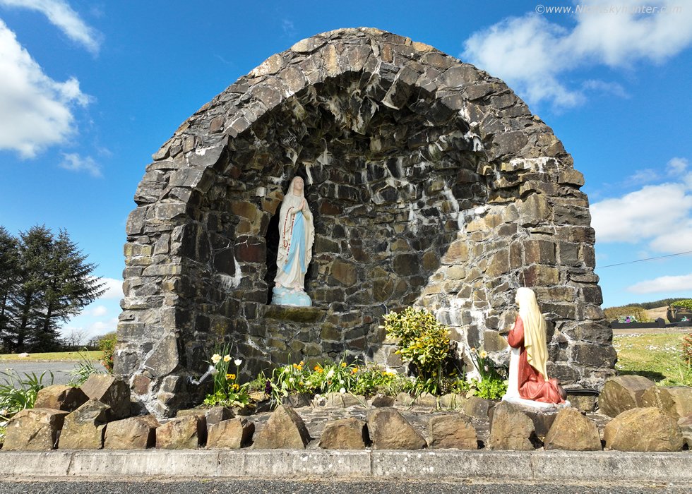 martinastro2005's tweet photo. A visit to Broughderg & Lady of Wayside chapel in the Sperrins today. A beautiful sunny day it was too. Drone images. #broughderg https://t.co/IqCUx2GM5i