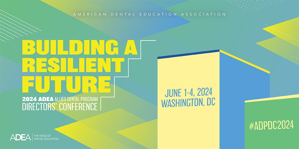 Join us in DC for #ADPDC2024 and help us build a resilient future through four days of interactive educational sessions, keynote presentations, CODA updates and networking opportunities with fellow allied dental education leaders and corporate partners. adea.org/Allied2024