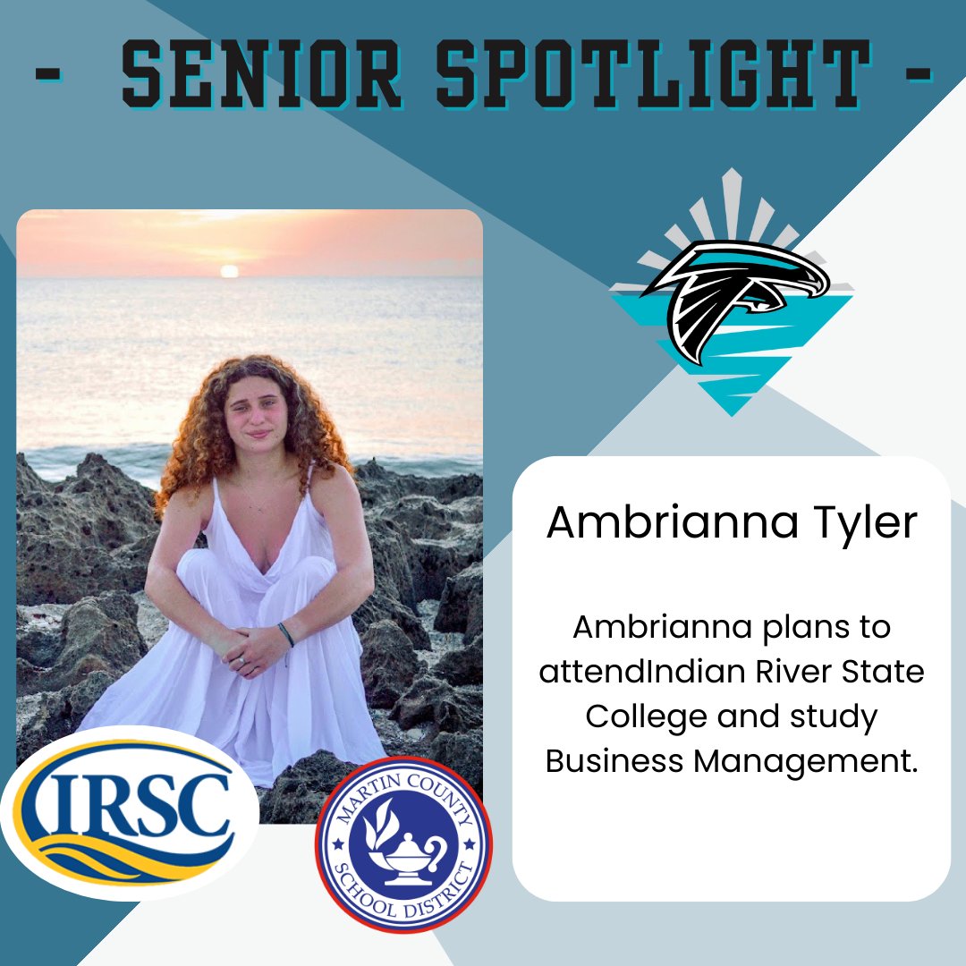 🎓#MCSDSENIORSTORIES🎓

This afternoon, we are shining a spotlight on @JBHSFALCONS senior Ambrianna Tyler!

Ambrianna plans to attend @IRSCTheRiver and study business management.

🎉Congratulations, Ambrianna!🎉

#ALLINMartin👊 #PublicSchoolProud #Classof2024