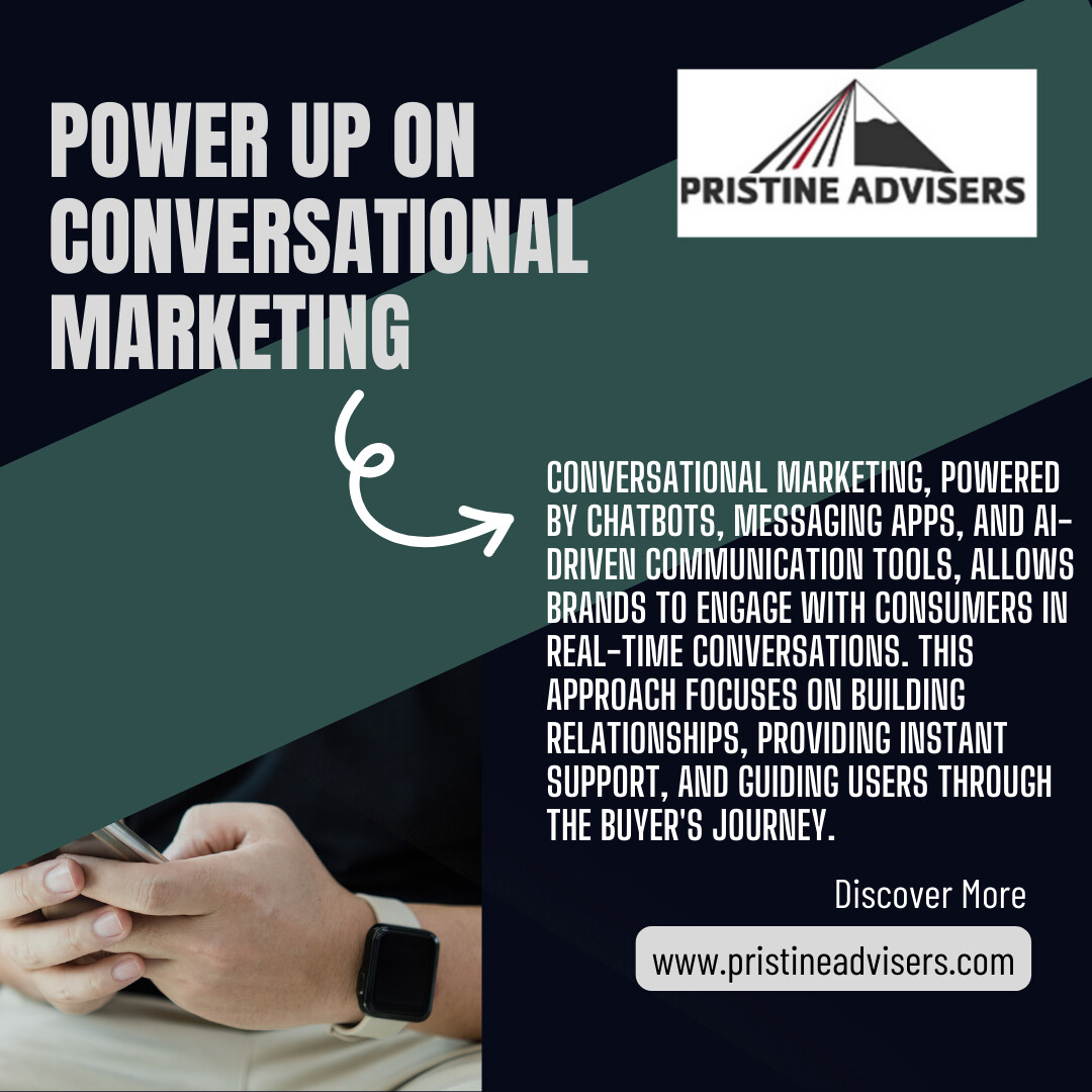 Power Up On Converstaional Marketing 😅💡
Ask about how my 33+ years of award-winning service can help YOU and YOUR business succeed.

To learn more:
pristineadvisers.com

#marketingstrategy #growingbusiness #businessgrowthstrategies #investorrelations, #publicrelations