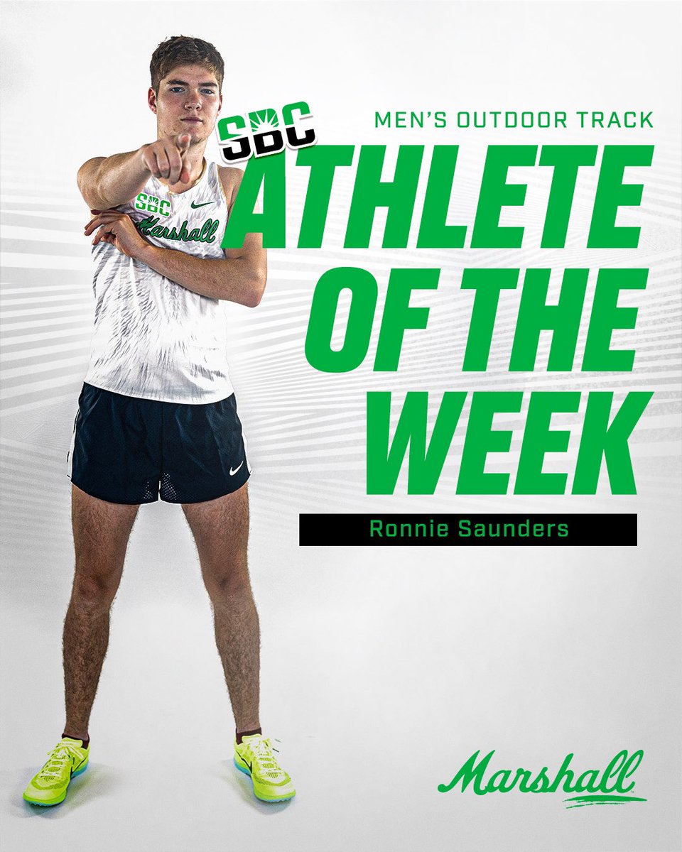 HerdTFXC's tweet photo. 𝐑𝐮𝐧𝐧𝐢𝐧𝐠 𝐰𝐢𝐭𝐡 𝐑𝐨𝐧𝐧𝐢𝐞! 

Ronnie Saunders, @SunBelt Athlete of the Week!

🔗: https://t.co/h28fge2vt1

#WeAreMarshall https://t.co/BU1FP8IRzM