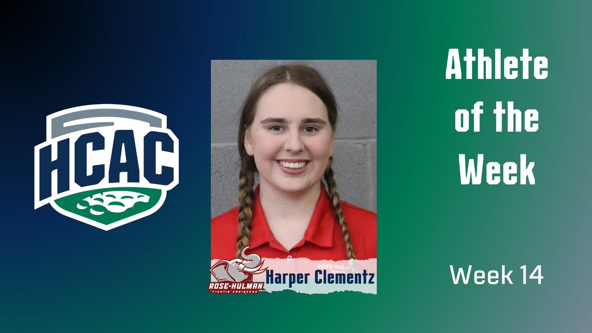 HCAC Women's Golf | Athlete of the Week

Congrats to the Women's Golf Athlete of the Week:
Harper Clementz, @RHITsports

Full Release: tinyurl.com/vn2bsxb3

#TheHeartofD3 | #D3Golf