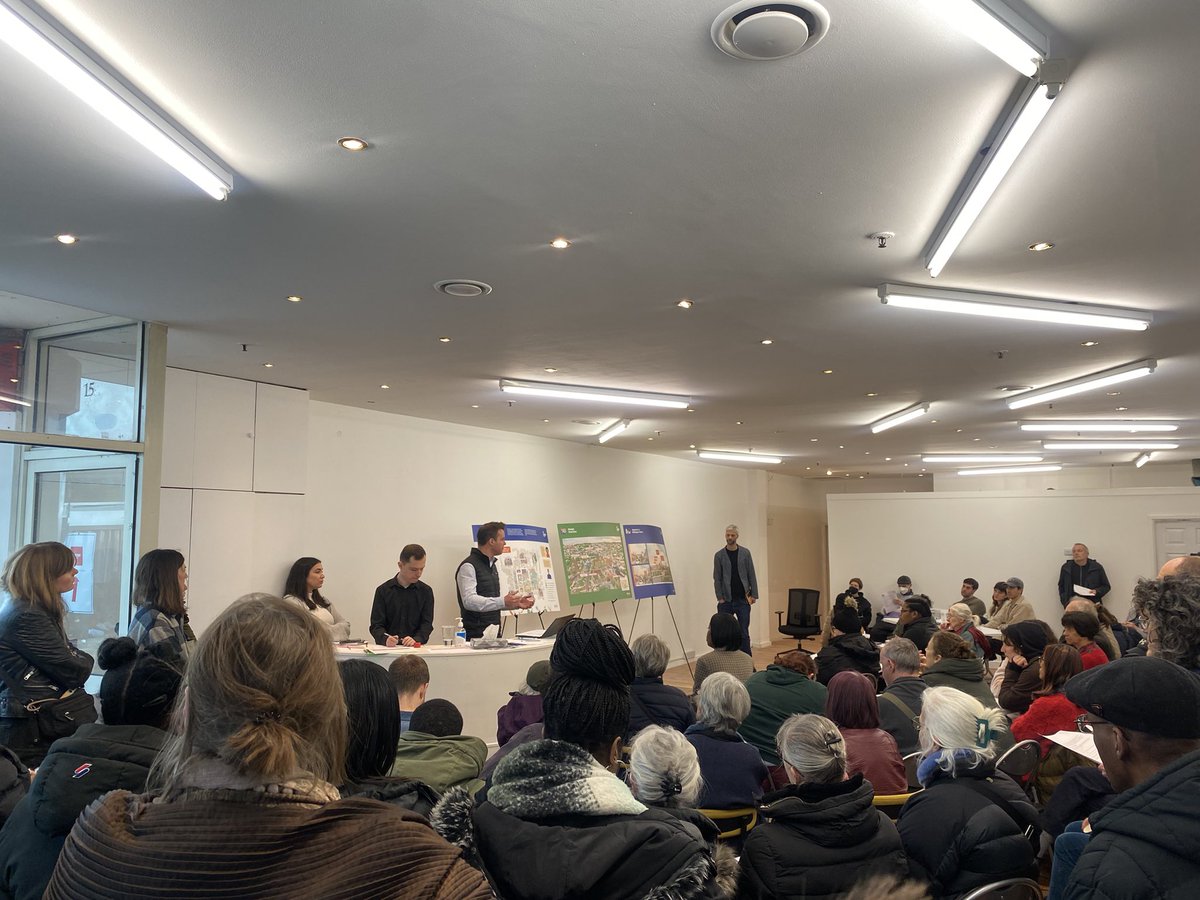 Busy meeting on the Aylesham Centre development this evening. Concerns so far include: -lack of awareness of the development in the community -need for detailed plans including to scale models -need for significant affordable housing -role this will play in gentrifying Peckham