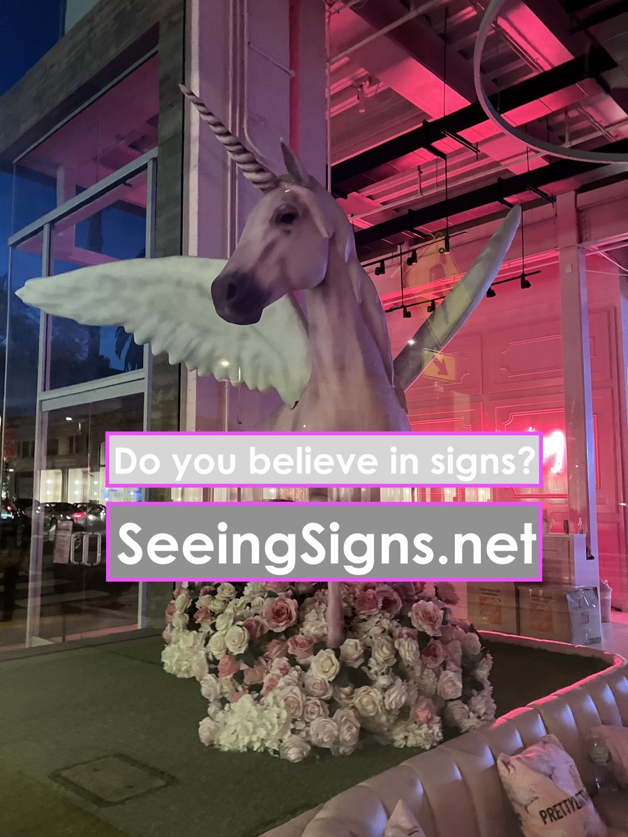 What do you believe? SeeingSigns.net. seeingsignsnet.wordpress.com Link in bio.

#seeingsigns #signs #sign #lookingforsigns #whatdoesitmean #message #symbol #doyoubelieve #unicorn #roses #pink