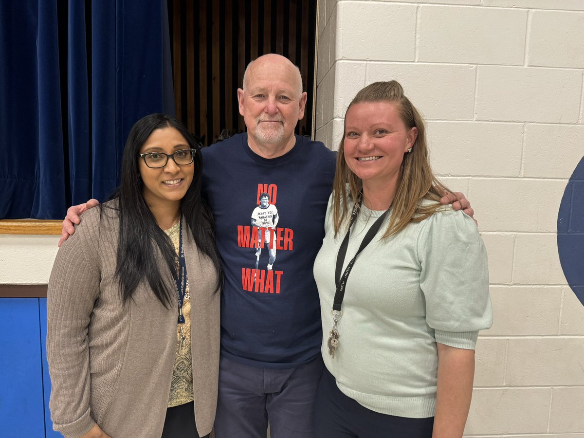 Meeting Fred Fox and hearing his recount of his brother’s journey was incredible. Terry’s legacy will live on #fightcancer #marathonofhope @StBrAndreOCSB