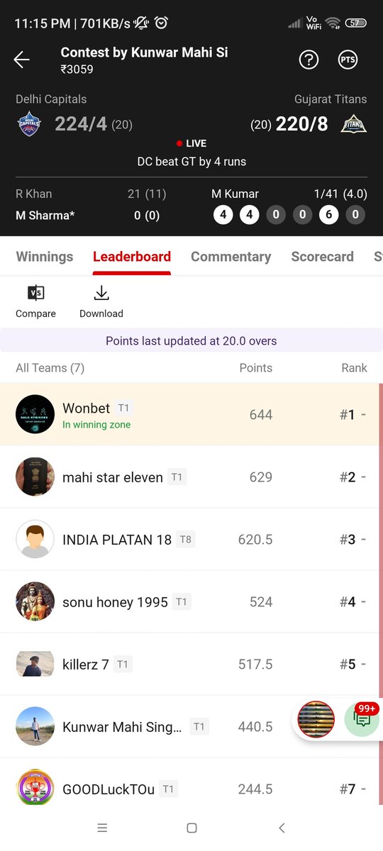 Harish220298's tweet photo. Easy Sweep without cap vc
IPL GT vs DC 
#Dream11 #fantasy1Cricket #imGautham19 #IPL #CricInformer #FantasycricPro #StarFootball #IndianFootball @sathishvjwsrk #Dhoni #Pant #Gt #DC
Link
https://t.co/9c4ae0Sjem https://t.co/78JYx0W1eQ