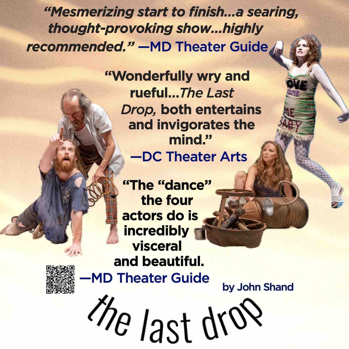 scenatheatre
Early reviews of “The Last Drop” by @JohnRShand are GUSHING! See an intense play about the ravaging effects of #climate damage and the human reactions! Written Directed by Robert McNamara. Tickets: ScenaTheatre.org #climateaction #dcentertainment  #dctheatre