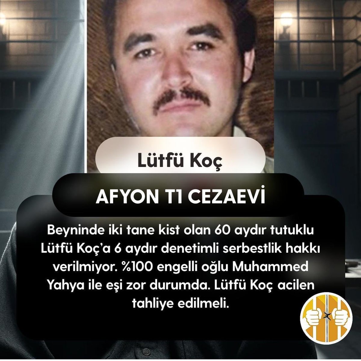 Yatarını tamamlamış insanları denetimli serbestlik haklarından mahrum etmek işkencedir.

Üstelik bunların bir kısmı kanser hastası veya çok yaşlı.Zulüm katlanmış oluyor.

Cezaevlerinde Denetimliİşkencesi