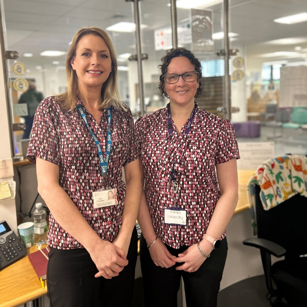 If you’re a patient at Ysbyty Aneurin Bevan, you may meet our wonderful receptionists Lisa and Cieran. They are here to help you, answer any of your queries, and be that friendly face when you walk in.