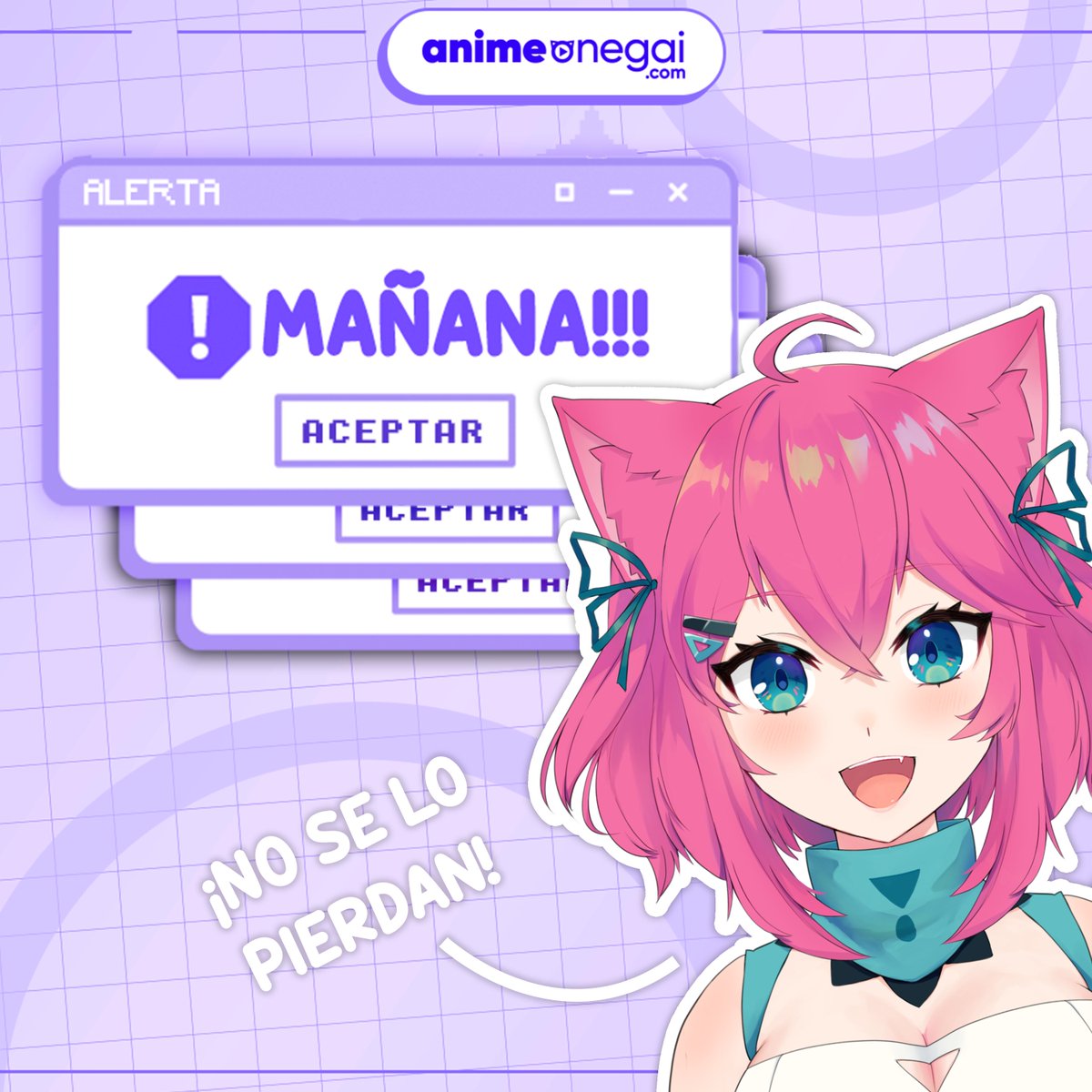 🚨¡ATENCIÓN! 🚨
Todo sobre los estrenos y anuncios más importantes de Mayo en nuestro stream. Habrá sorpresas. 👀
👉 youtube.com/channel/UCdTXk…
🇲🇽 6 pm
🇵🇪🇨🇴 7 pm
🇨🇱 8 pm
🇦🇷 9 pm
#comunidadonegai #streaming #vtuber #animelovers #anime