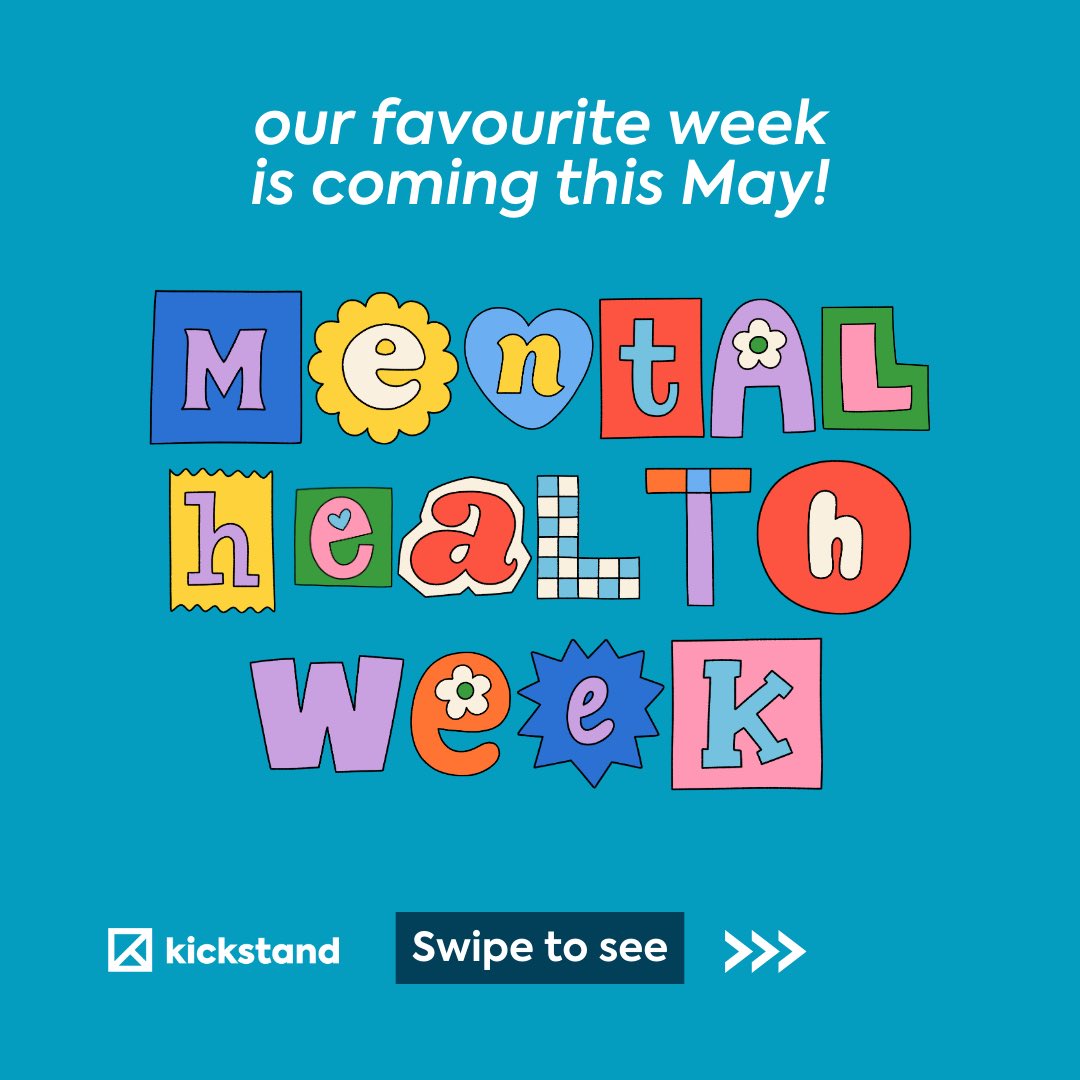 Mark your calendars because Mental Health Week is almost here, & we’ve got an epic lineup just for you! Click the link to register for any workshops that catch your eye, & don’t forget to hit that follow button for all the juicy details on our giveaway! mykickstand.ca/mentalhealthwe…