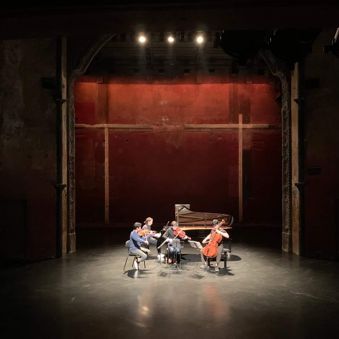 Strauss Metamorphosen and piano quartet in the magnificent Théâtre des Bouffes du Nord 

Shuichi Okada, Violin 
Manon Galy
Manuel Vioque-Judde, Viola
Grégoire Vecchioni
Bumjun Kim, Cello
Aurélien Pascal
Laurène Durantel, Basse
Nathanaël Gouin, Piano

@La_Belle_Saison-@b_records_