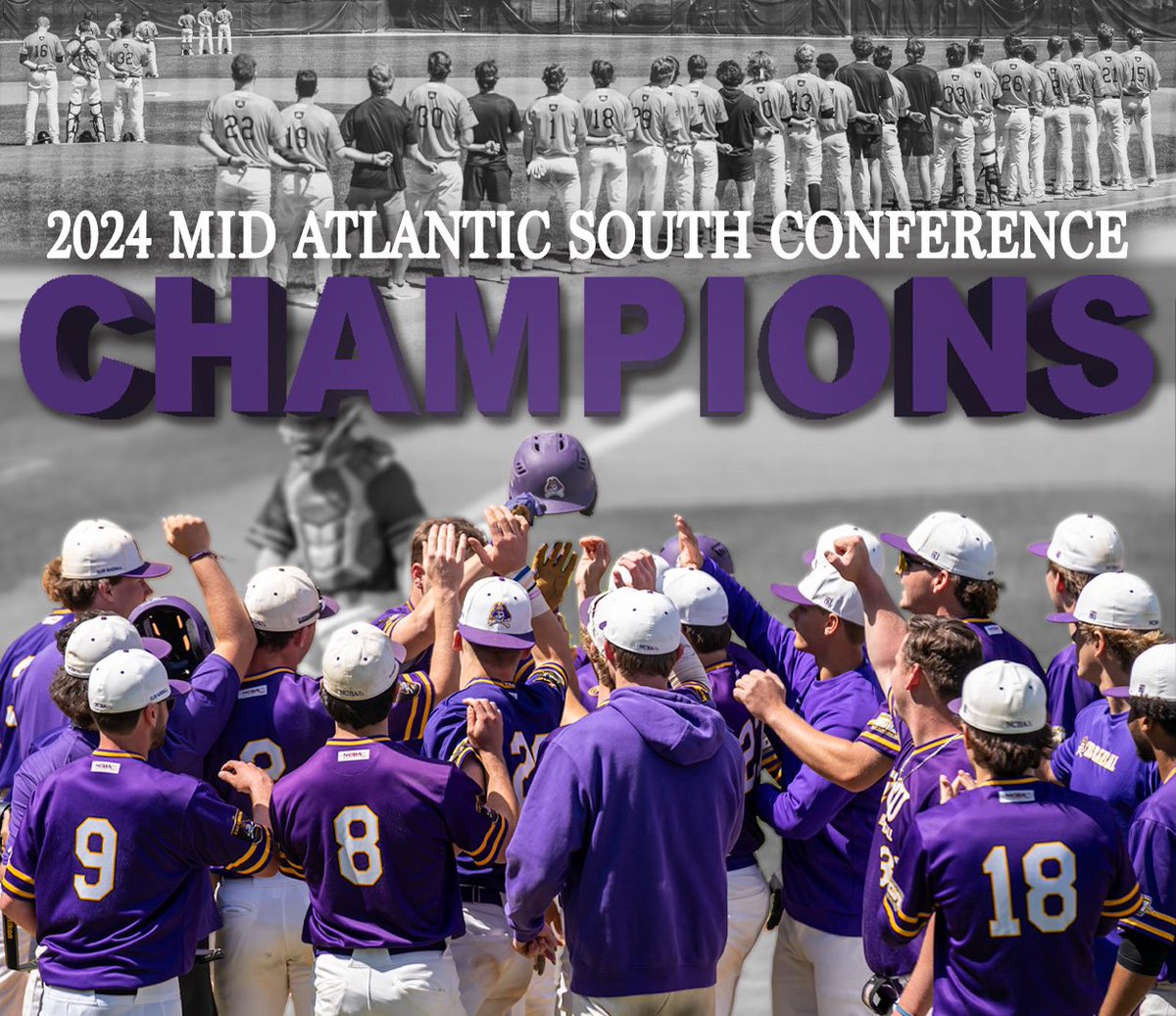 ECUClubBaseball's tweet image. Your Pirates are the 2023-24 Mid Atlantic South Conference Champions‼️🏴‍☠️