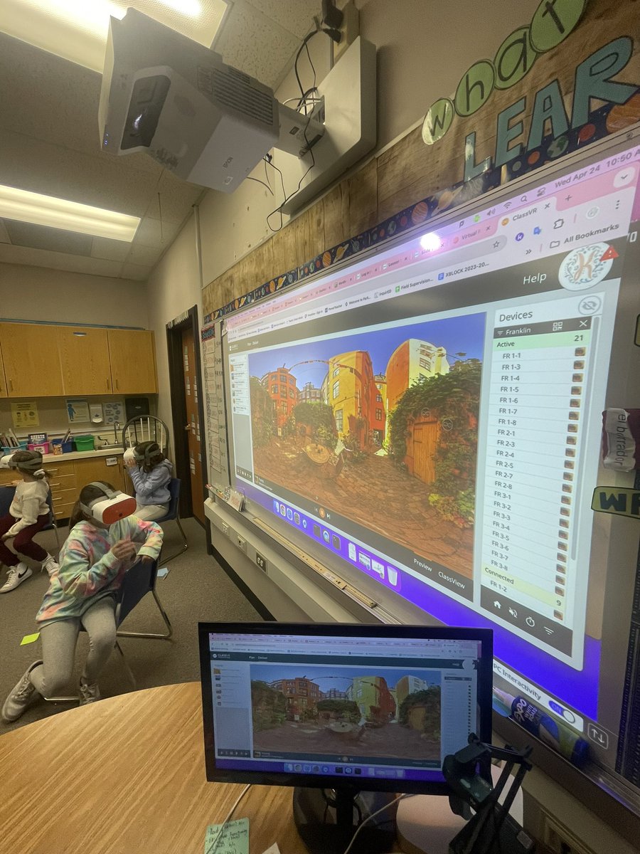 Used <a href="/ClassVR/">ClassVR from Avantis</a> to preview our historical fiction unit. We went to Copenhagen to explore how life was different and similar to our own life. 🌎