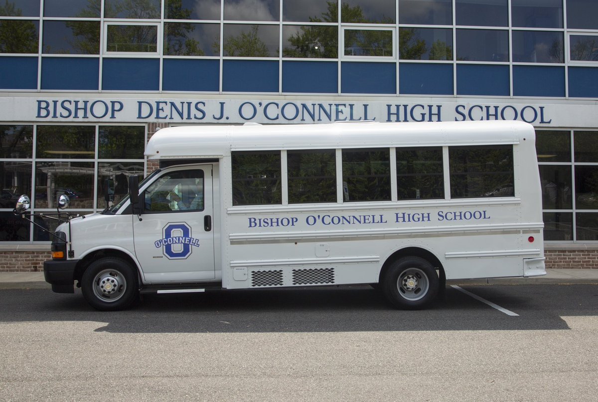 OConnellHS's tweet photo. Say hello to our newest activities bus 🚌 Thanks to our 2023 Gala attendees who helped make this a reality 💙 https://t.co/gz8vshdzrB