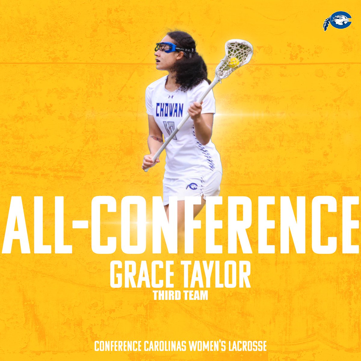 cuhawks's tweet photo. Grace Taylor named Third Team All-Conference for Women's Lacrosse https://t.co/Fj71JOW9di