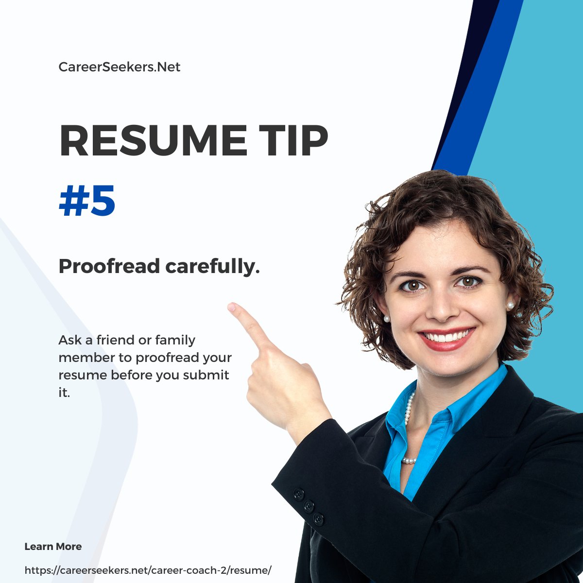 For more tips on how to write your resume to get job interviews 👉👉 careerseekers.net/career-coach-2…
#ResumeTips #JobHunt #CareerAdvice