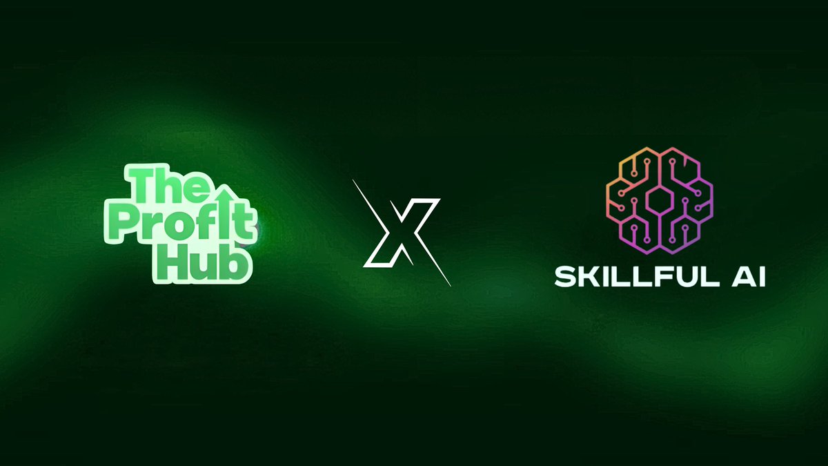 The Profit Hub (@_theprofithub) on Twitter photo The Hub joins the <a href="/SkillfulAI/">Skillful AI</a> trainโจ๏ธ
It is with utmost pleasure that we announce our collaboration with SkillfulAI as they seek to set the standard for AI projects in the NFT scene๐ The Hub joins the <a href="/SkillfulAI/">Skillful AI</a> trainโจ๏ธ
It is with utmost pleasure that we announce our collaboration with SkillfulAI as they seek to set the standard for AI projects in the NFT scene๐