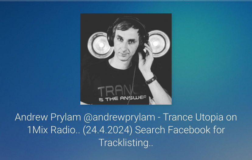 listen.1mix.co.uk @andrewprylam @1mixTrance