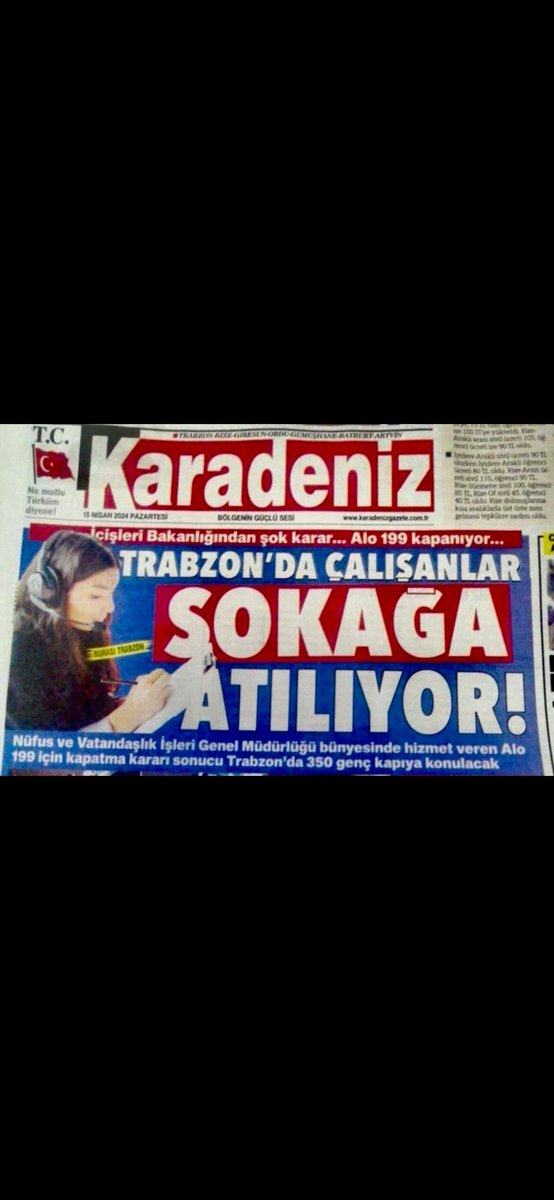 cloorless's tweet photo. TaşeronsuzBirMayıs

@isikhanvedat @RTErdogan @dbdevletbahceli @eczozgurozel
Sözün bittiği yerdeyiz.Alo199 kapatılmasın https://t.co/KI2Pp47hWs