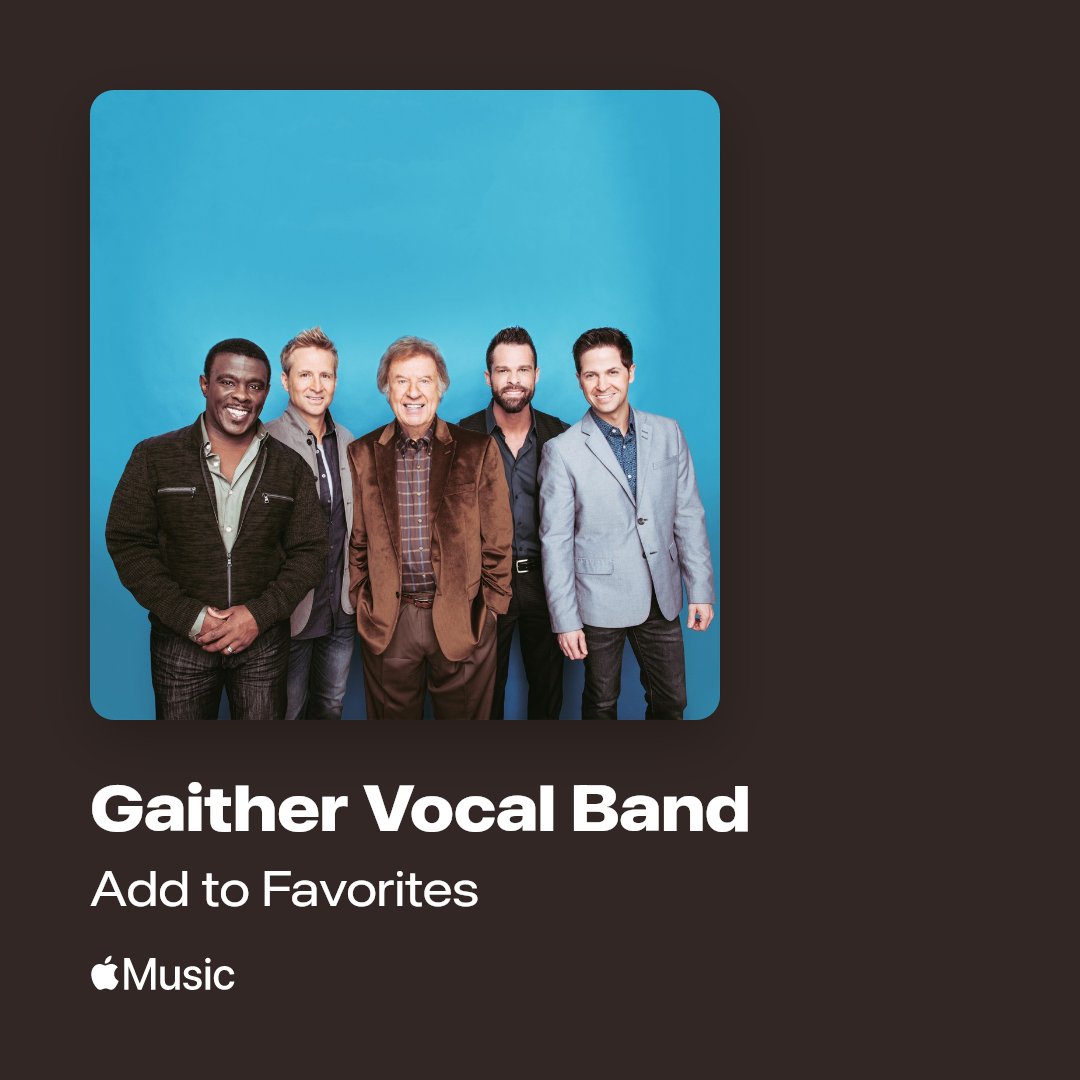 Listen to your favorite songs and albums by the Gaither Vocal Band on Apple Music here: music.lnk.to/sH5tPn
