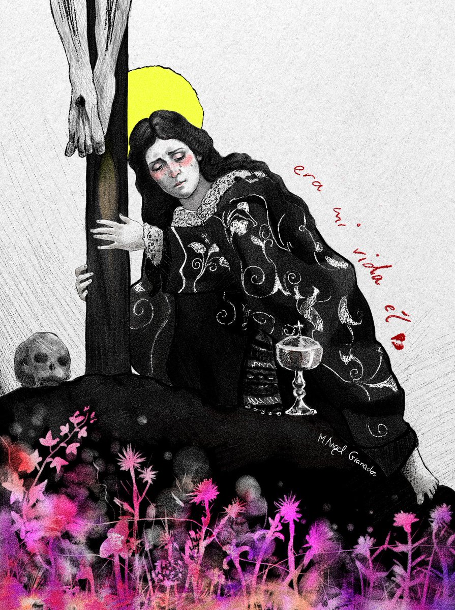 granadosdoblas's tweet photo. Era mi vida él 

[ SERIE CALVARIO II ]

#art #artist #mariamagdalena #magdalena #buenfin #sevilla #semanasanta #picture #picoftheday #illustration #painting #SSantaSevilla24 https://t.co/bstEPcobTh