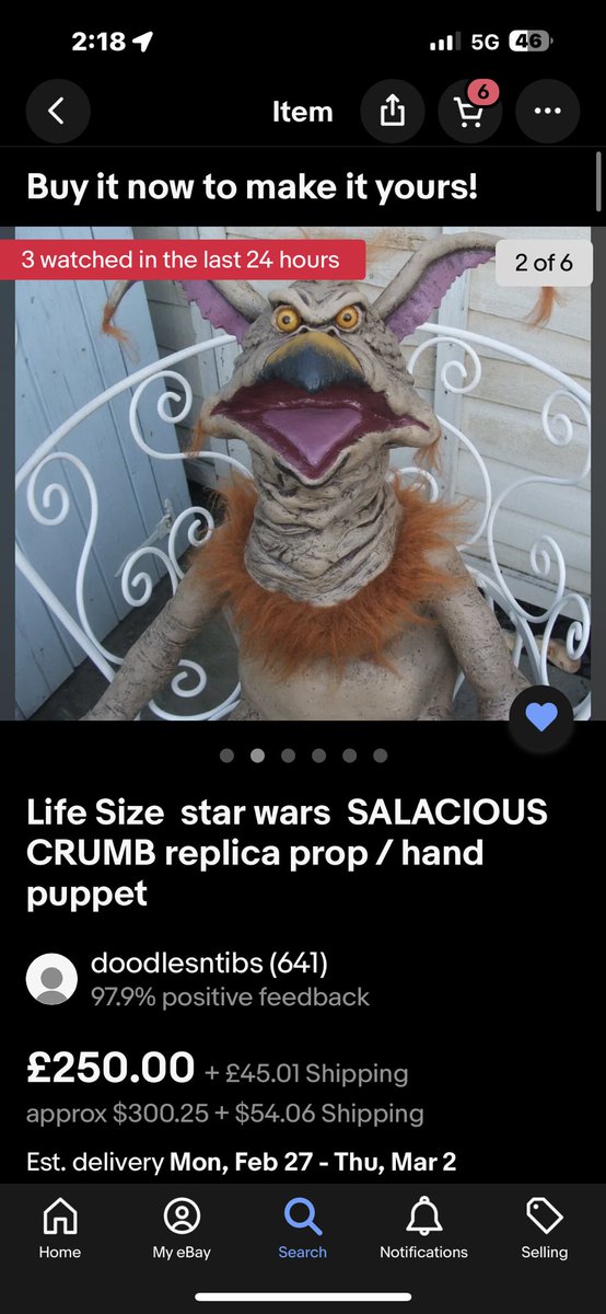 ZalaciousCrumb's tweet photo. Ordered and shipped! #starwars https://t.co/cP4vVtJoGJ