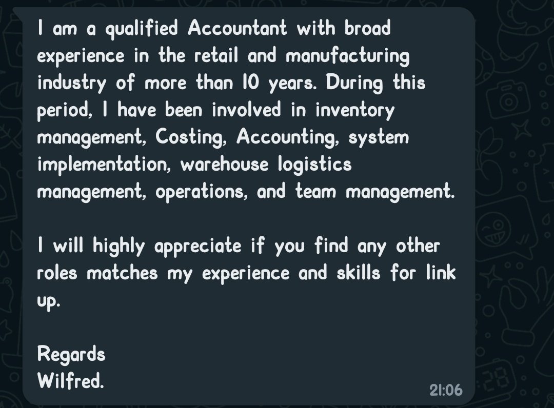 This is my friend, Wilfred..he needs a job so if you can sort him out you can reach him through 0718315392 or 0786562814
#IkoKaziKE